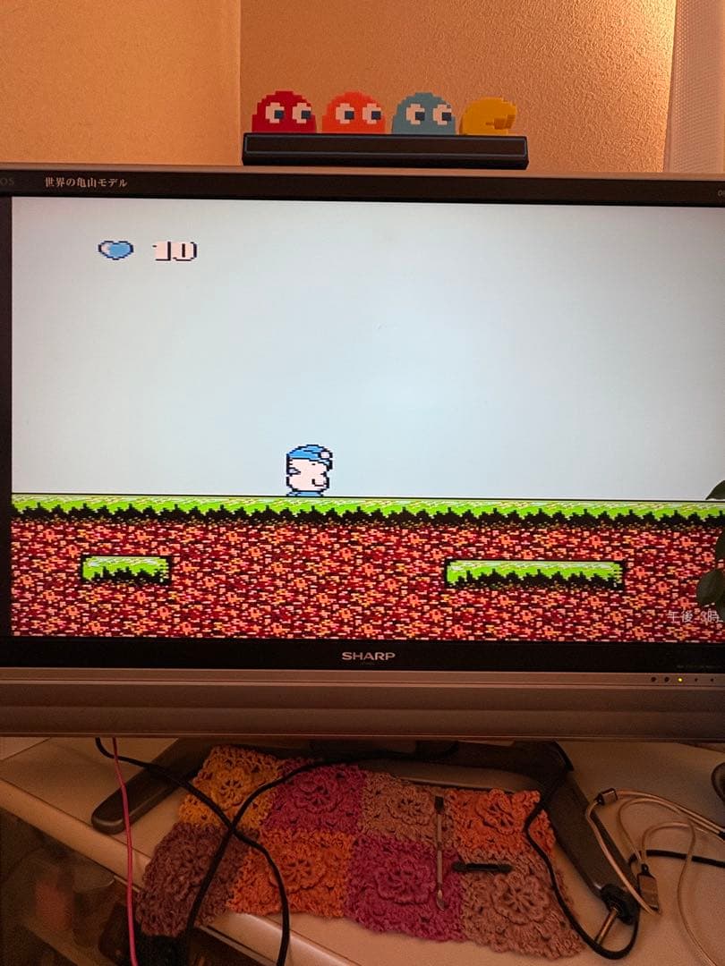 ファミコンソフト　へべれけ　箱説あり　動作確認済