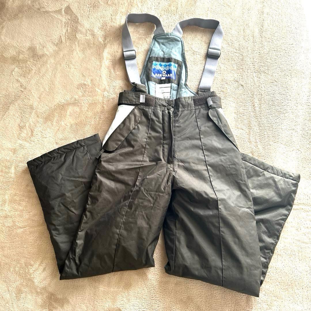 AIRWALK スキーウェア　上下　160 スノボ　男女兼用可　白×ブラウン