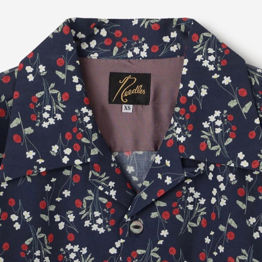 【美品】NEEDLES ワンナップカラーシャツ 花柄 ニードルス