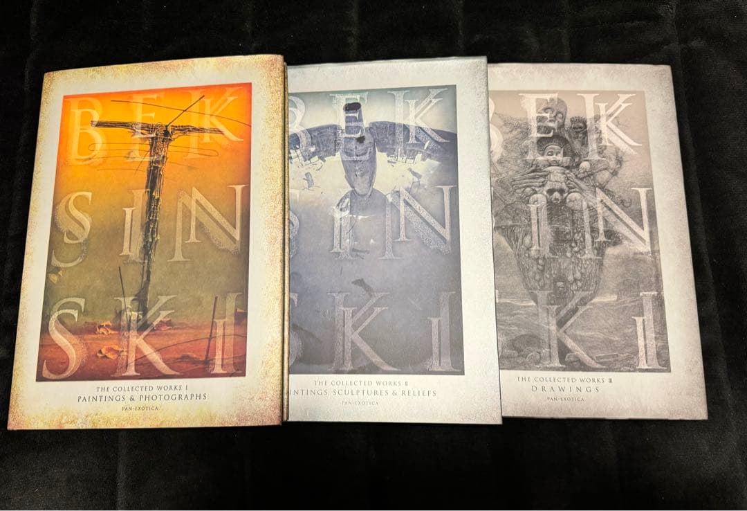 ベクシンスキー作品集成 Ⅰ.Ⅱ.Ⅲ ハードカバー版 3冊セット