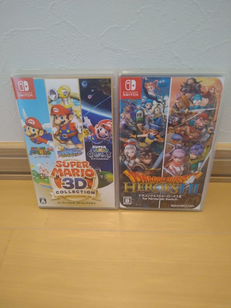 【美品】スーパーマリオ 3Dコレクション & ドラゴンクエストヒーローズⅠ・Ⅱ
