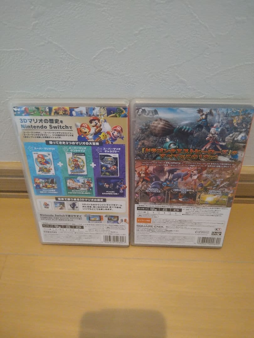 【美品】スーパーマリオ 3Dコレクション & ドラゴンクエストヒーローズⅠ・Ⅱ