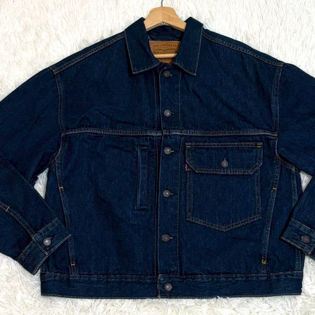 リーバイス 1st Gジャン ステイルーズ 濃紺 L相当 復刻