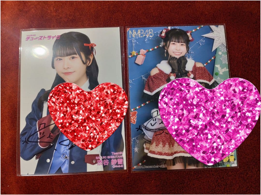 NMB48 渋谷紗雪 直筆生写真