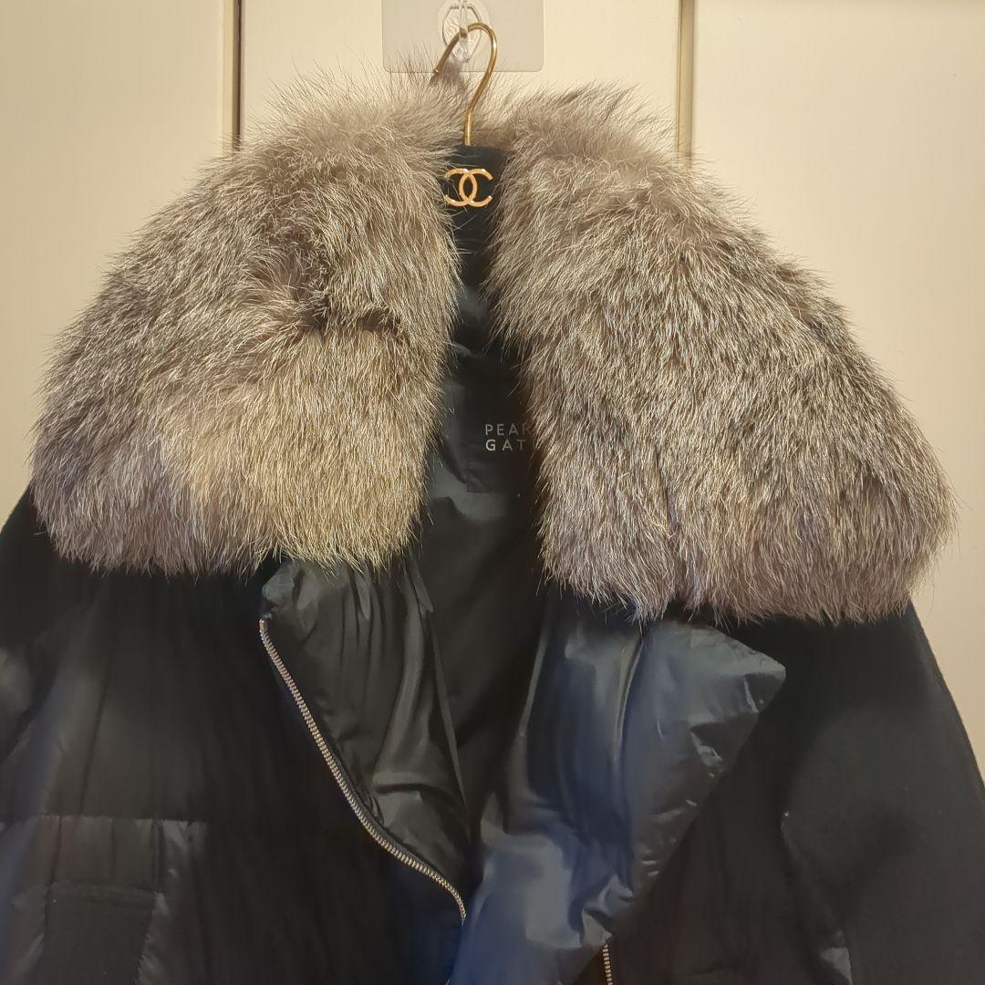 パーリーゲイツ　ダウンコート ファー付き 美品