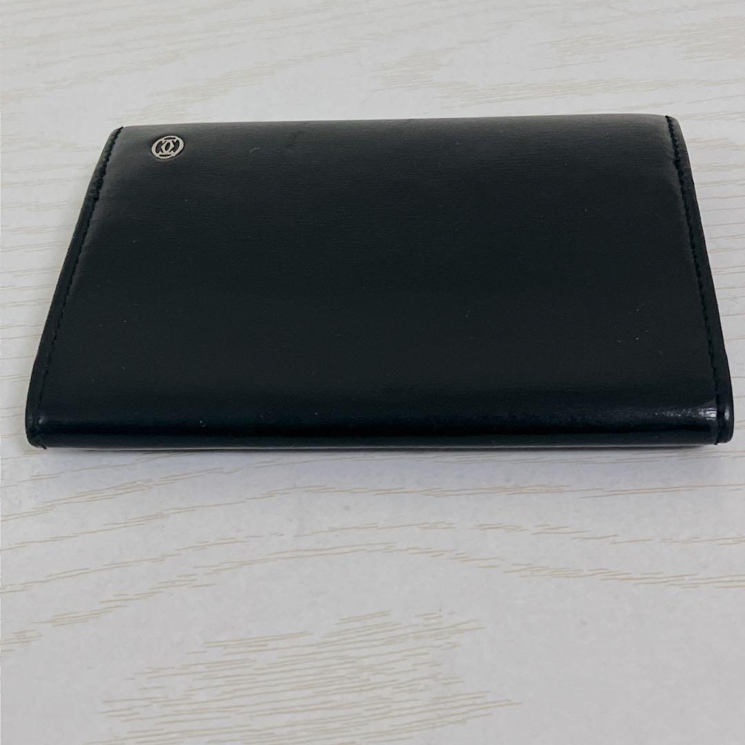 美品　Cartier　カルティエ　パシャ　スムースレザー　カードケース　名刺入れ
