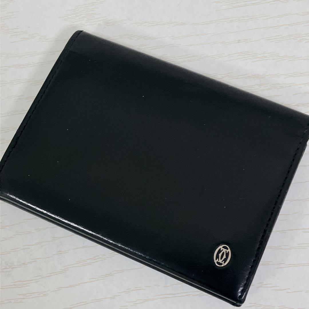 美品　Cartier　カルティエ　パシャ　スムースレザー　カードケース　名刺入れ