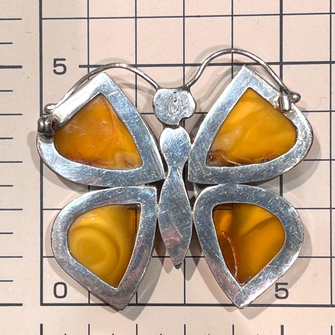 A80 ロイヤルアンバー★ネックレス SILVER