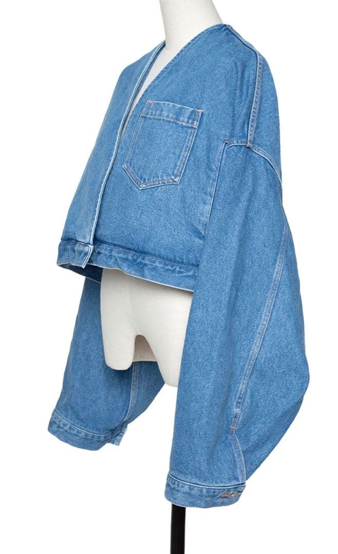 CHIEKO+ チェコプラス 新品タグ付　デニムTEDDY ショートジャケット