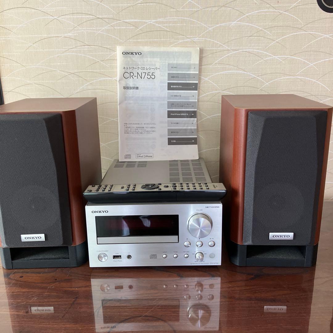 ONKYO CR-N755 ミニコンポ　液晶表示接触悪い