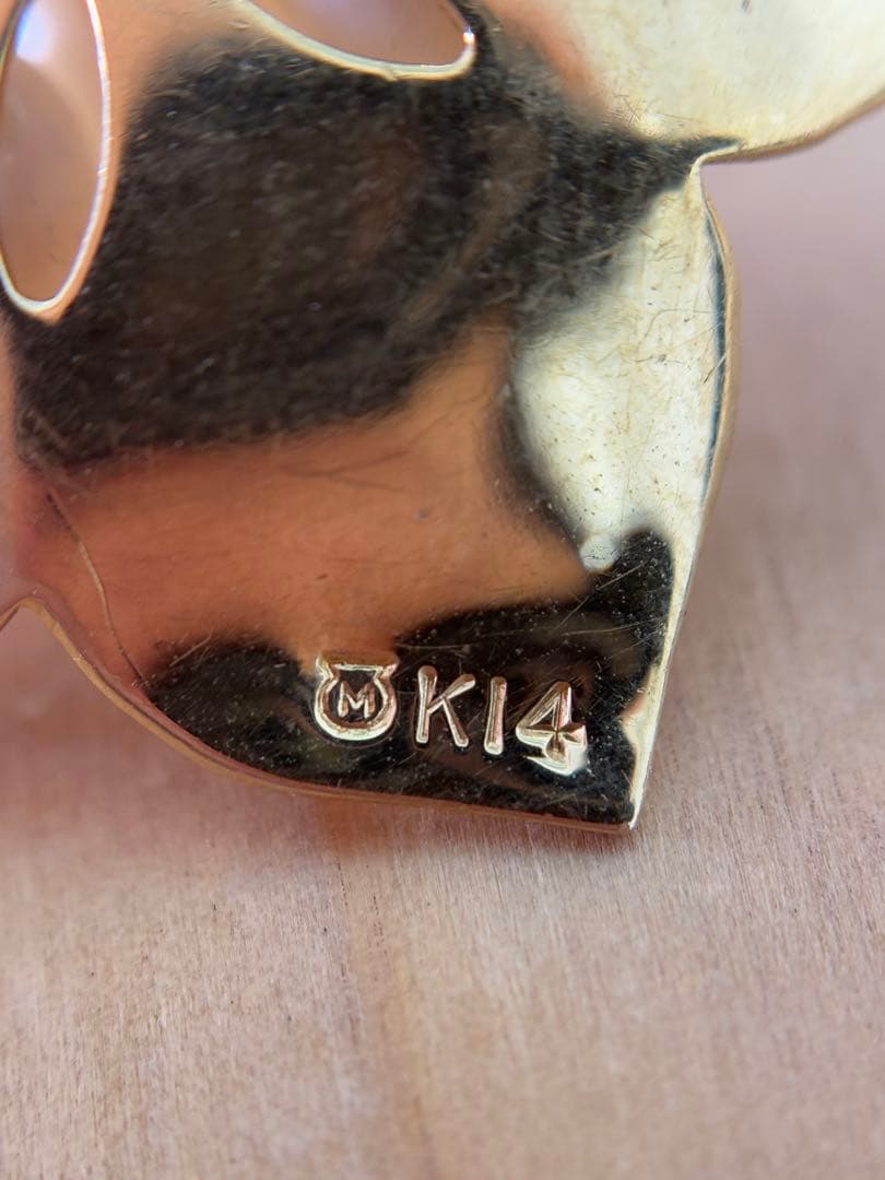 MIKIMOTO K14パールブローチ