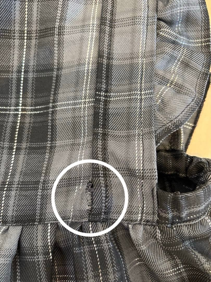 【クティールとレトロ】2WAYリボンティアードジャンパースカート＆タートル赤2点