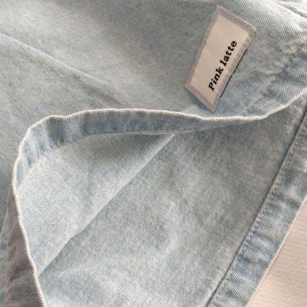 メル19034★新品 ピンクラテ★シアーTシャツコ－デセット 130