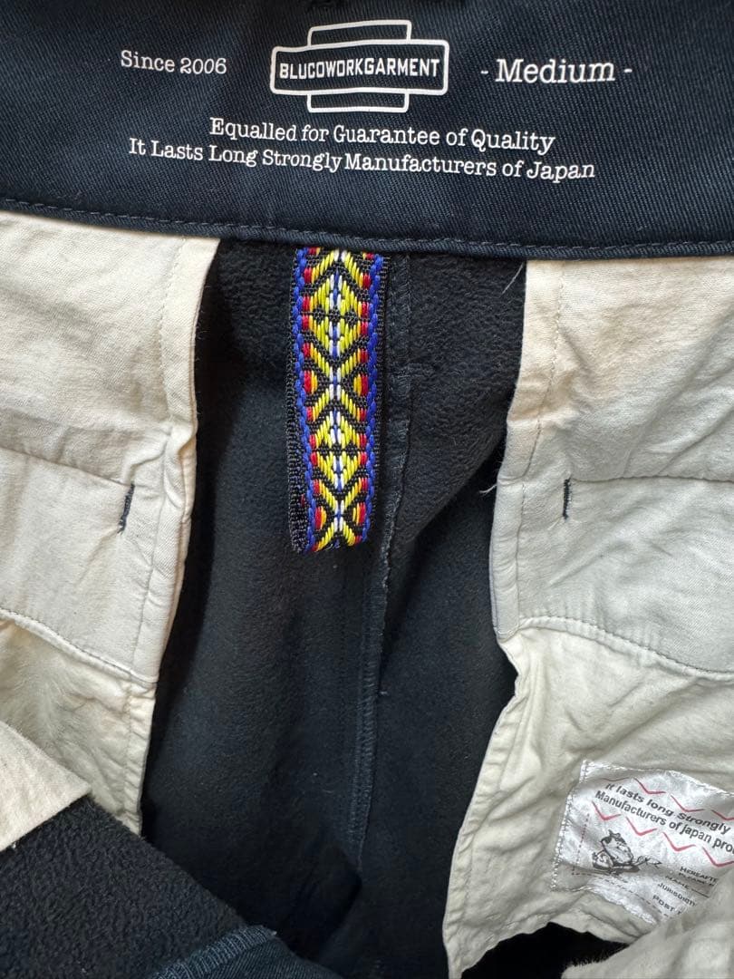 BLUCO Warm Work Pants ウォームワークパンツ M ネイビー