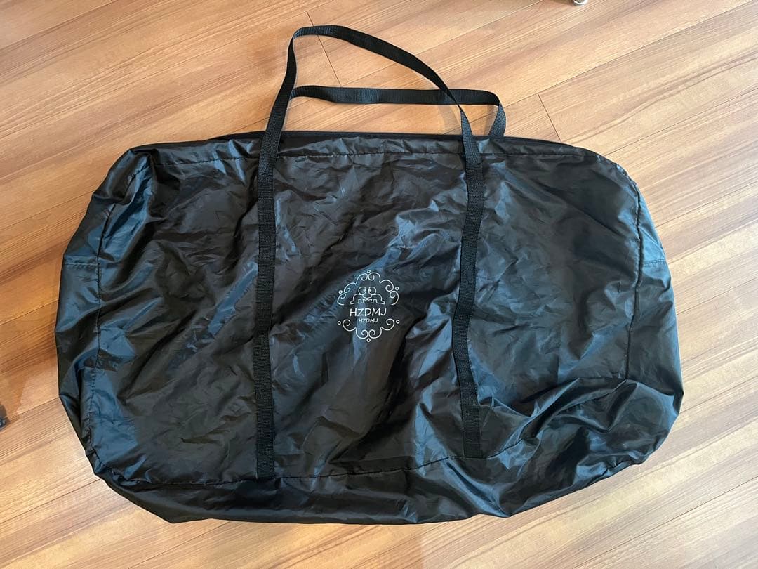 HZDMJ ベビーベッド マット&敷きパッド付　グレー