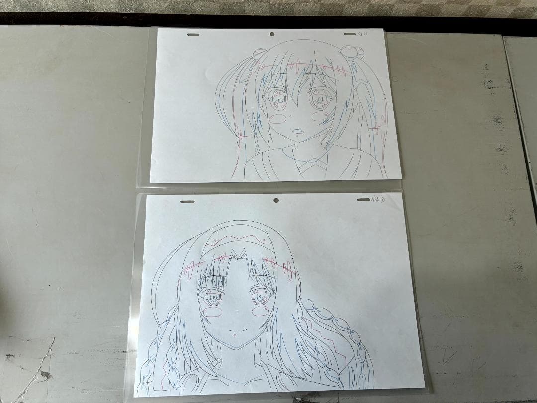 六畳間の侵略者!? セル画 原画 生動画 4枚