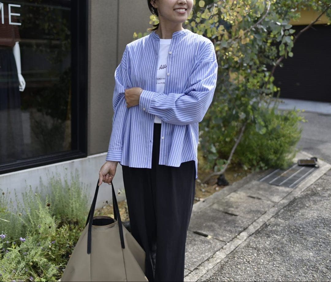 綿100%の播州織シャツ