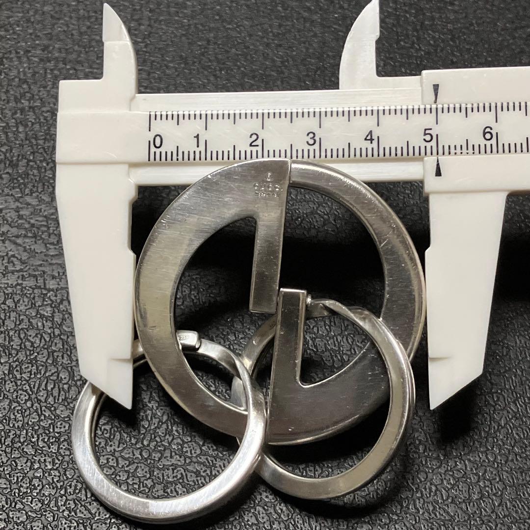 GUCCI グッチ シルバー925 SV SILVER キーホルダー キーリング