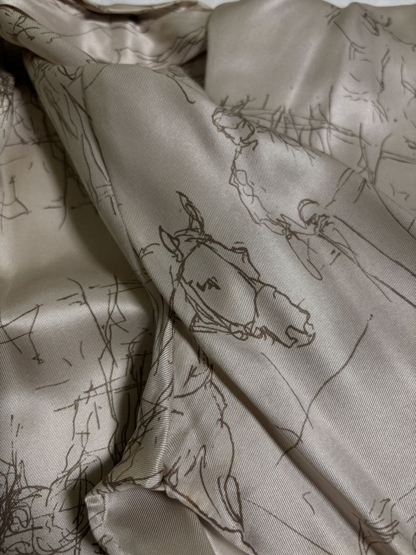 エルメス HERMES シルク カシュクールブラウス