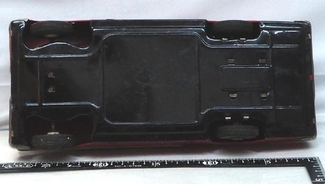 米澤【 マーキュリー モントクリア赤ワイパー連動】tinブリキtoy car箱無