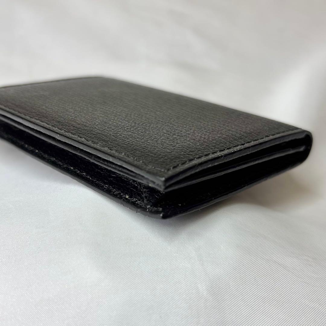 【新品】　ラルコバレーノ　ビジネスカードケース　名刺入れ　シボ革　ユニセックス