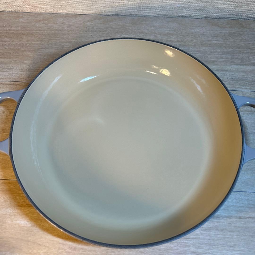ルクルーゼ　ビュッフェ・キャセロール　26cm ミストグレー　グレー　両手鍋