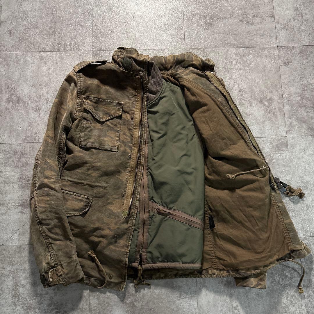 AKM COLD WEATHER jacket ライナー付き　M カモ柄m-65