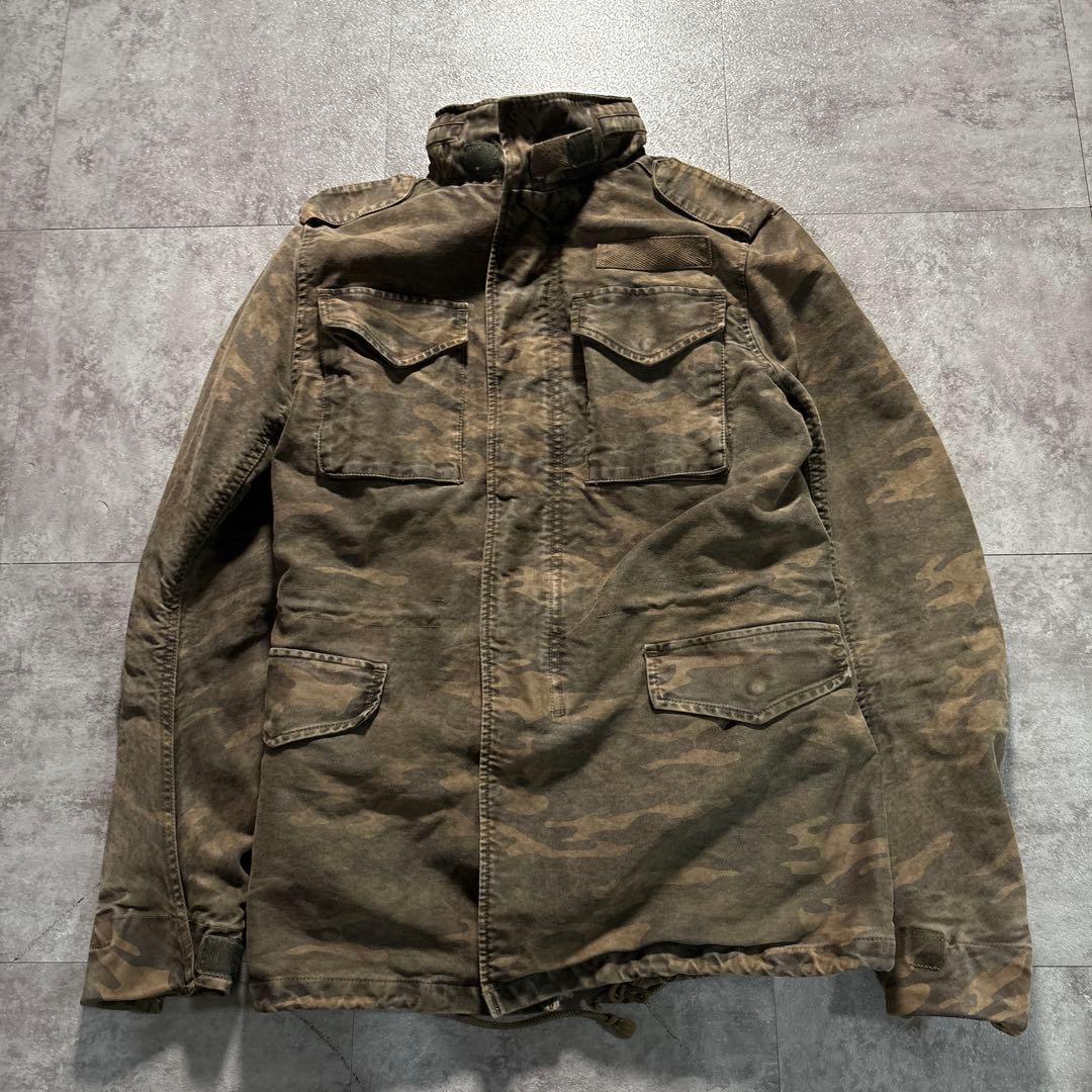 AKM COLD WEATHER jacket ライナー付き　M カモ柄m-65