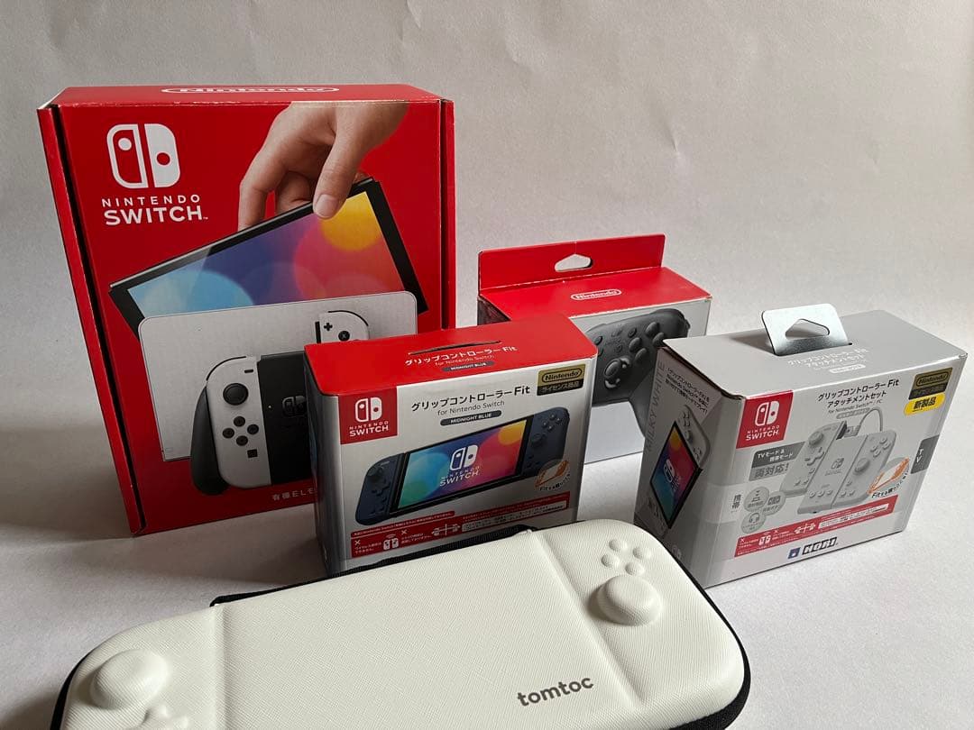 Switch 有機ELモデル 純正プロコン／512GB SDカードその他付属