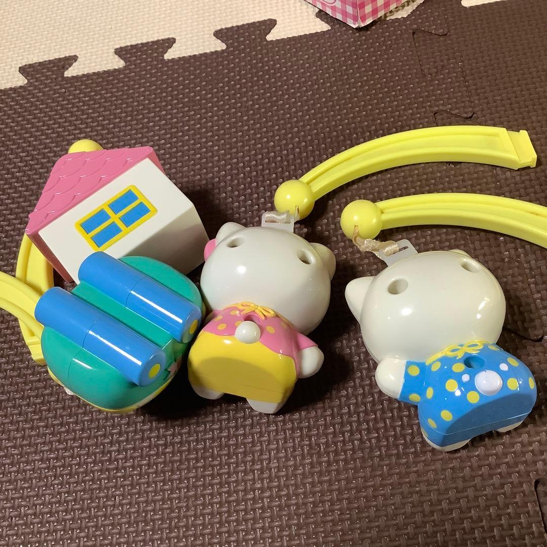 ハローキティベビーズ　光るメロディパレード　コンビ　レトロ　レア