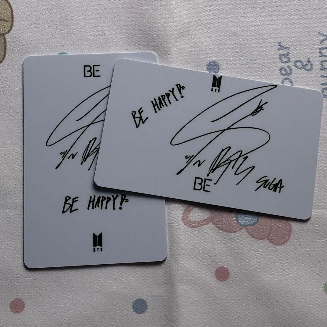 BTS BE 未公開 ユンギ SUGA 韓国限定 ラキドロ トレカ 2枚