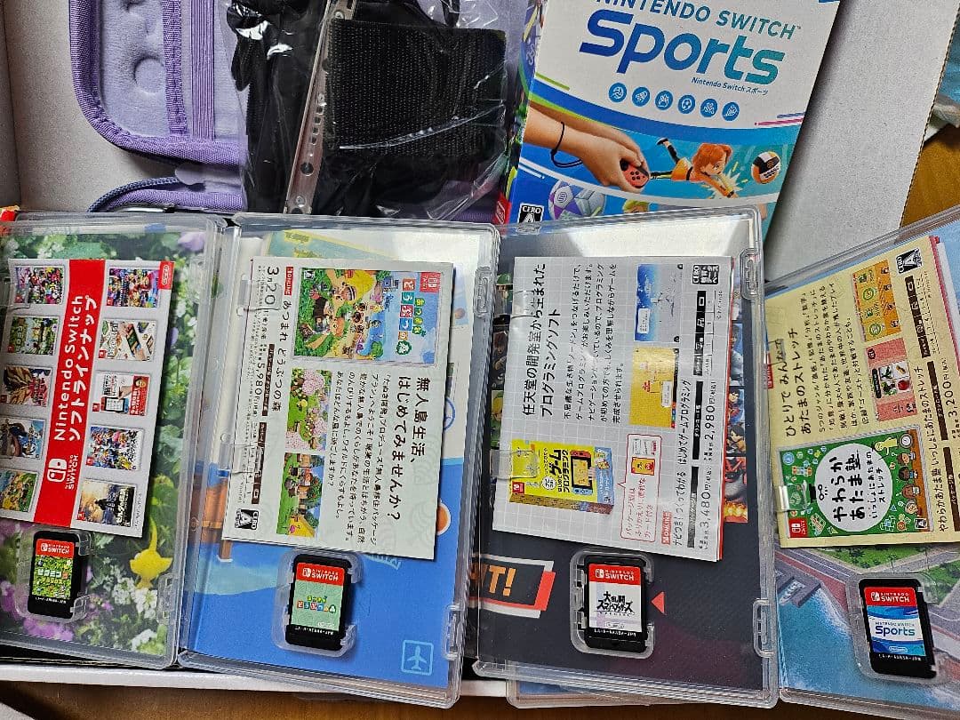 Nintendo Switch ☆ ニンテンドースイッチ 本体+ソフト４本セット