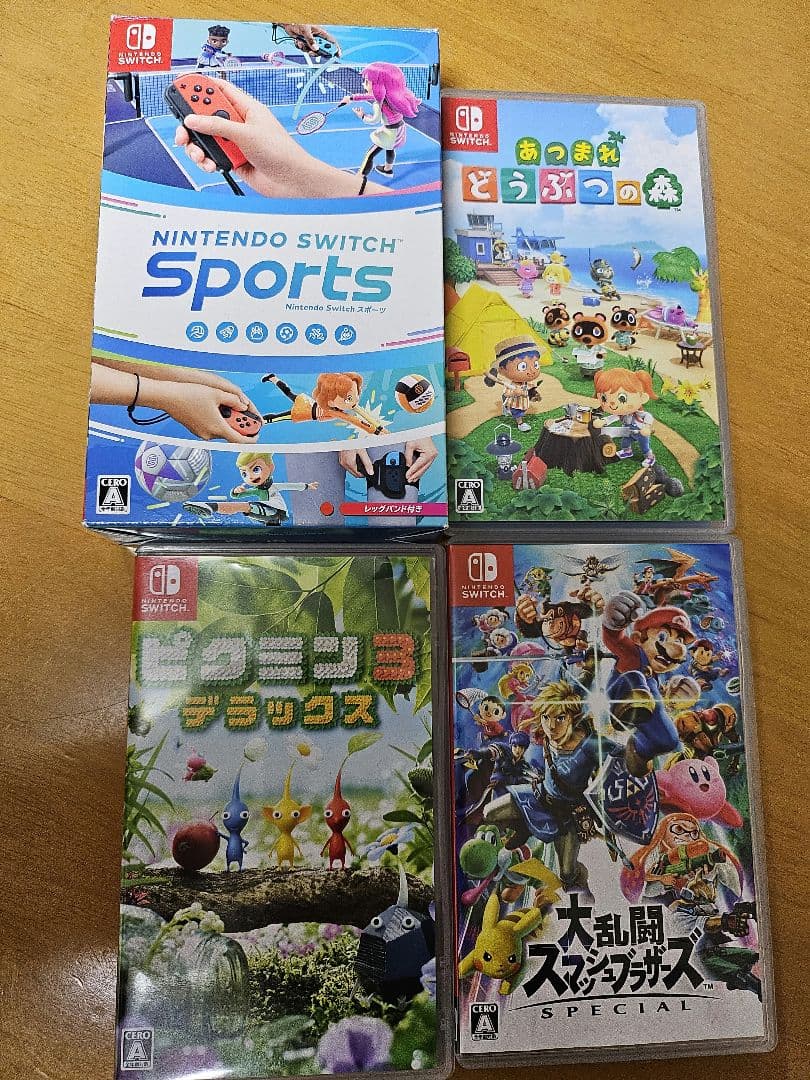 Nintendo Switch ☆ ニンテンドースイッチ 本体+ソフト４本セット