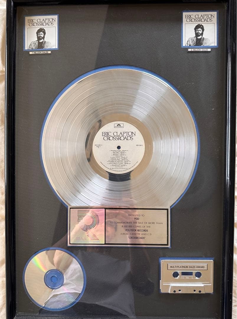 最後値下げクラプトンのcrossroads million sales disc