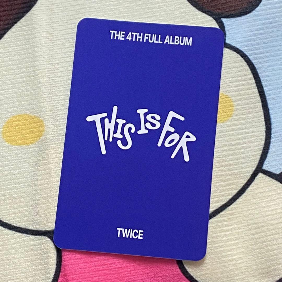 TWICE サノク ジヒョ 7/13THIS IS FOR トレカ