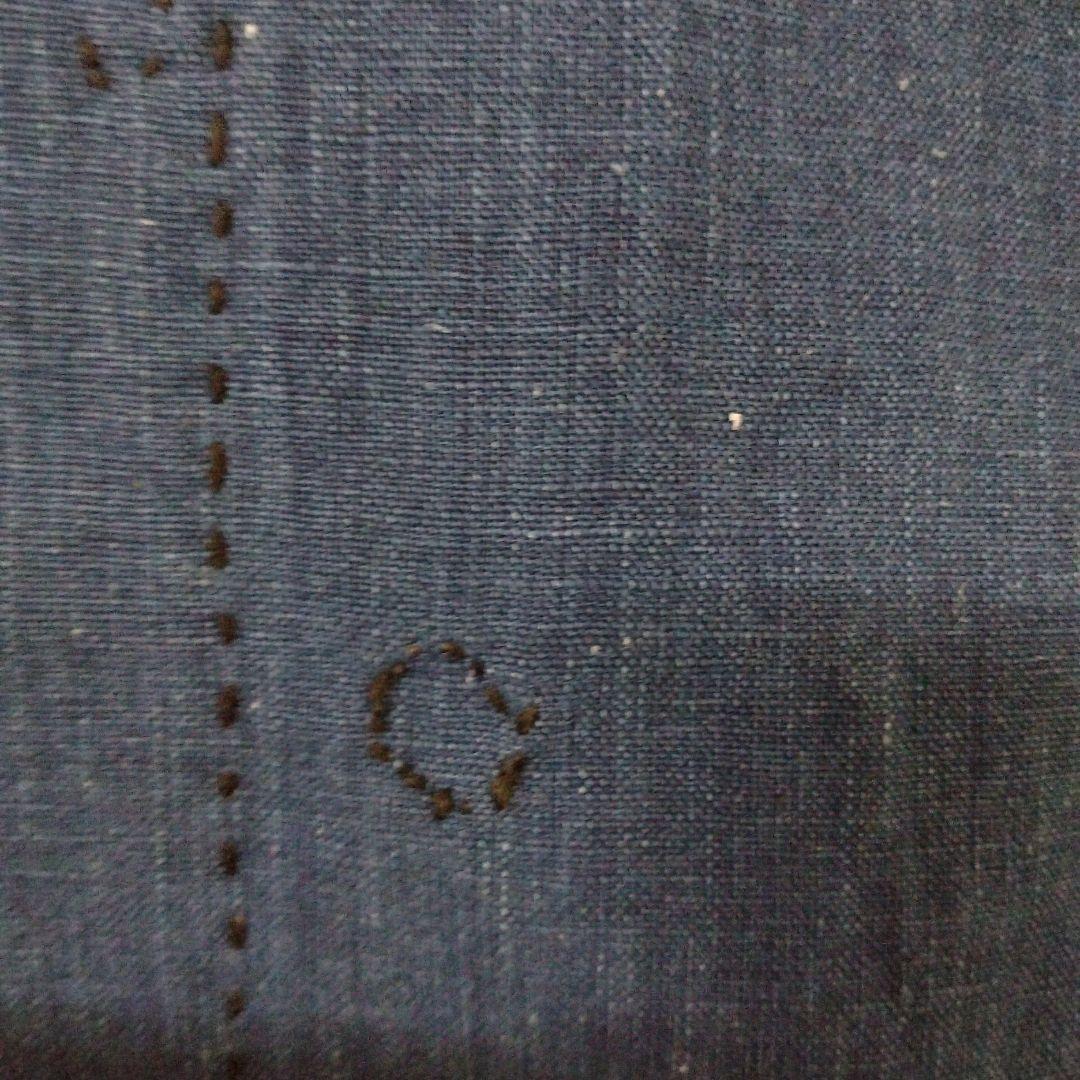 古布　襤褸　ストール　刺し子　パッチワーク 　雪ん子　藍染　型染　籠カバー　柿渋