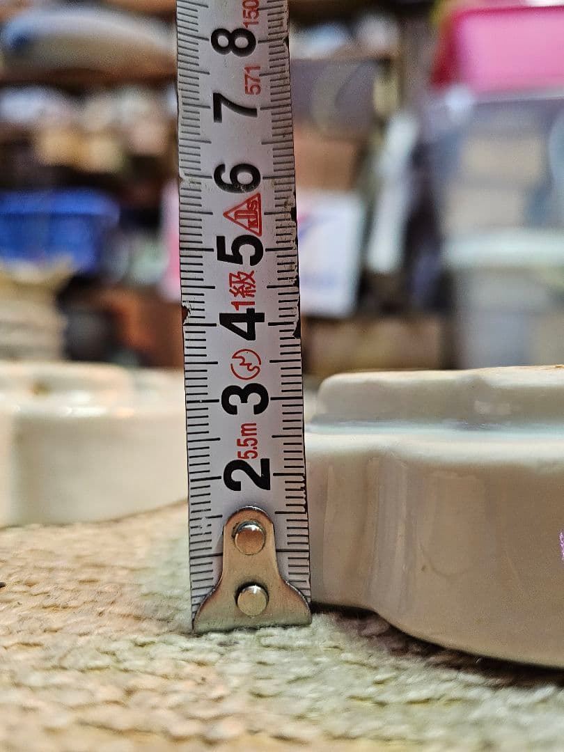 明治 古伊万里？ 京焼？ 古染付け写し 懐石用 虎に人 5客セット