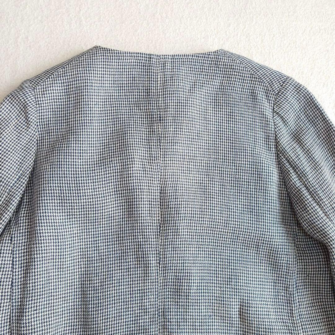 45R リネンのツイードジャケット　45rpm