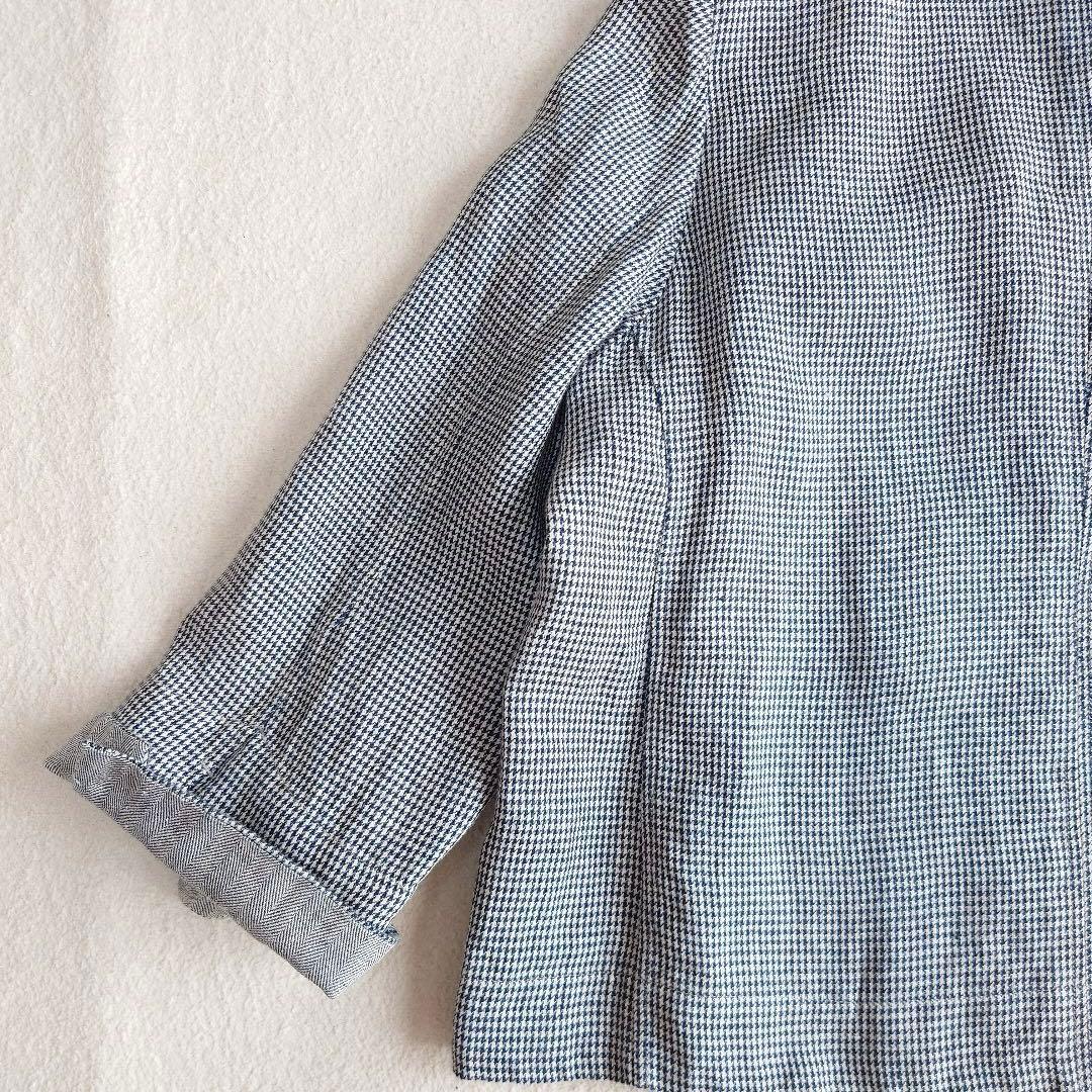 45R リネンのツイードジャケット　45rpm