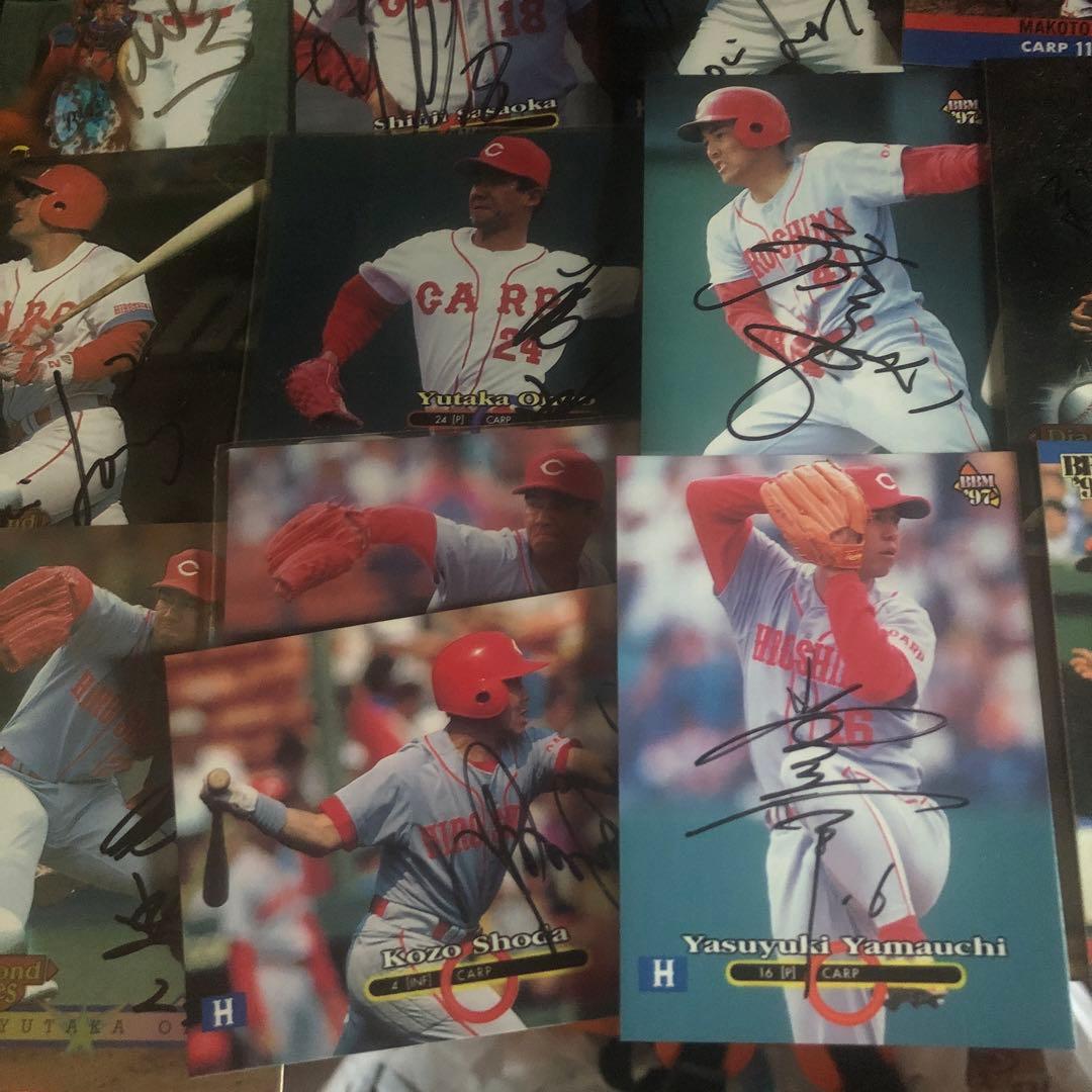 広島東洋カープOBプライベートサインカード29枚セット