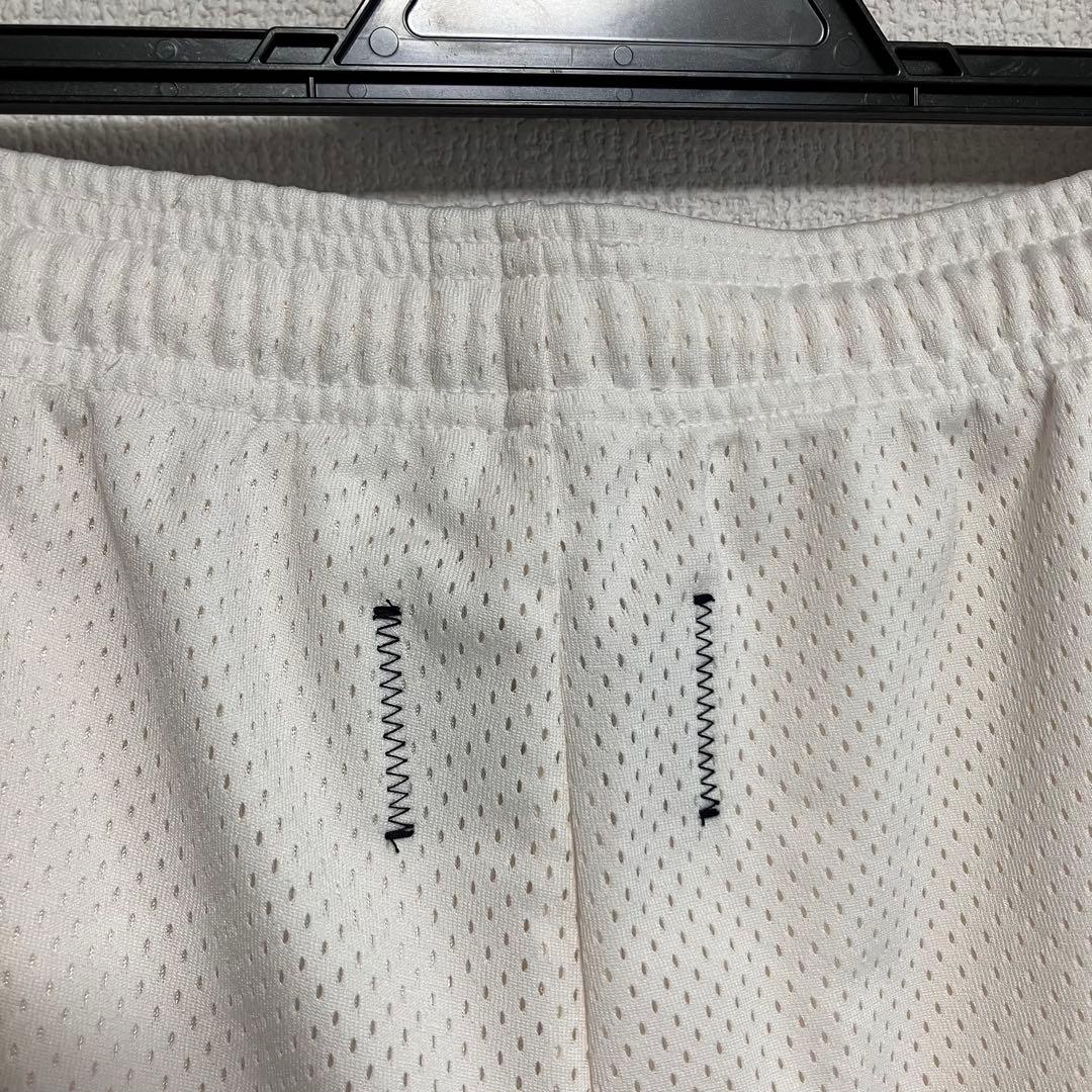 【新品】レイニングチャンプ　ショートパンツ　メンズ　ホワイト　メッシュ　L