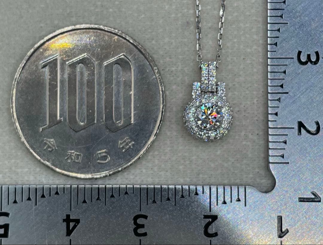 専用JB5★高級 ダイヤモンド0.41ct ネックレス GIAコピー付