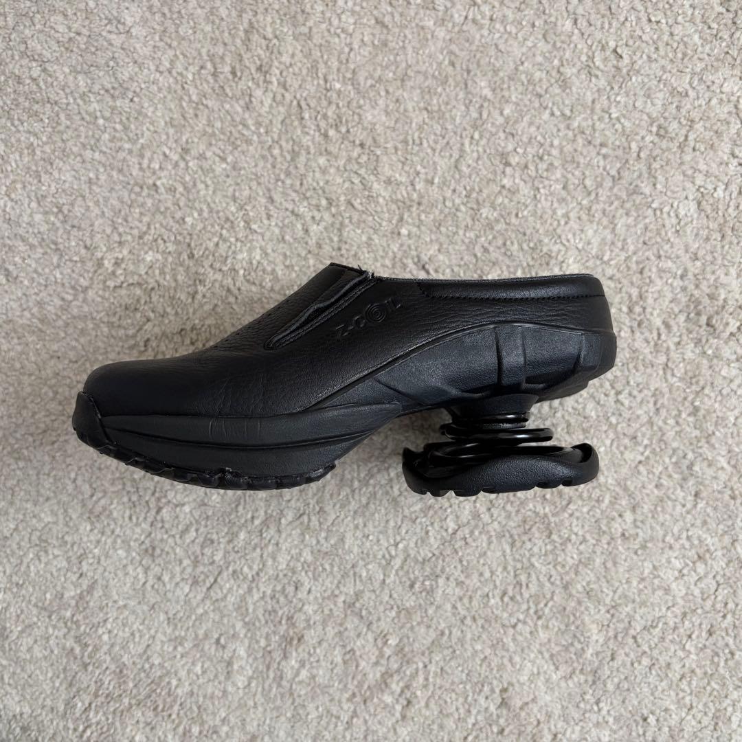 希少 z-coil バネシューズ usaブラック サボ・クロッグサンダル