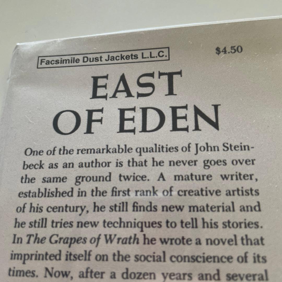 希少 East of Eden・Steinbeck 初版 First 1952