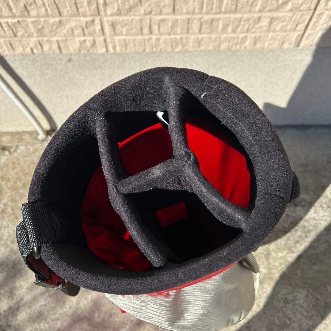 パーリーゲイツ スタンド式 ゴルフバッグ キャディバッグ 赤 レッド ゴルフ