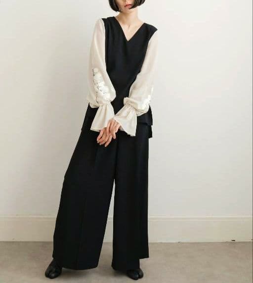 iconology 春を着るセットアップ 〈＊ブラウスのみ〉白木蓮 サイズ2