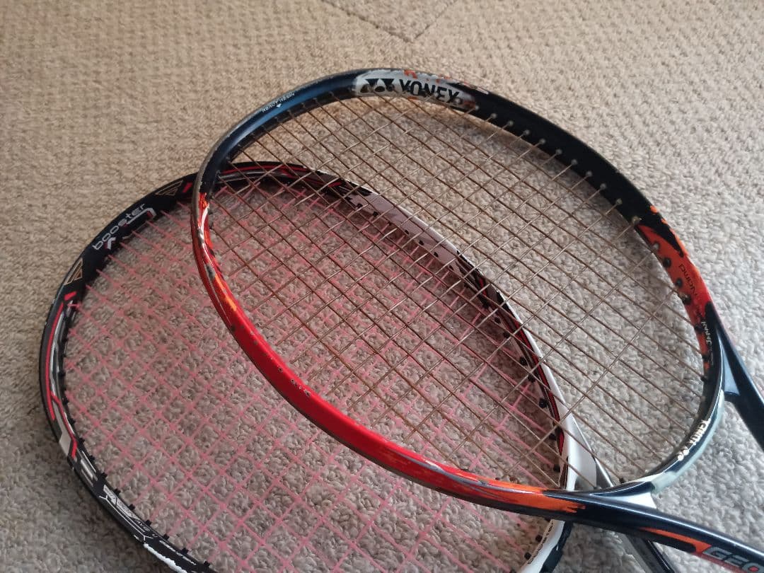 ヨネックス　ミズノ　ソフトテニスラケット2本セット