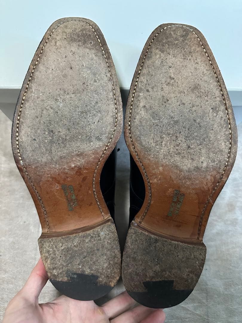 【美品】Cheaneyチーニー ストレートチップ