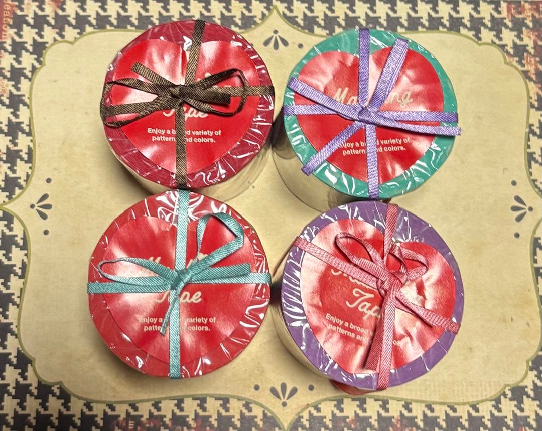 廃盤　マークス　マスキングテープ ハートアソート