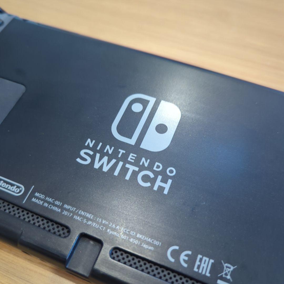 Nintendo Switch 2017初期型グレー本体セット 箱説明書 付属品